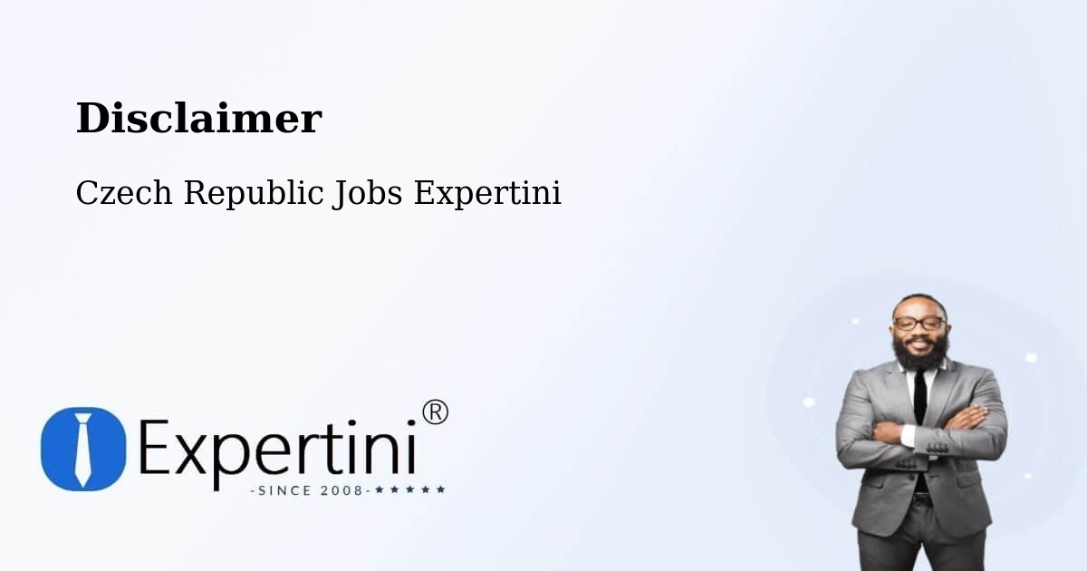 Disclaimer – Drásov - Czech Republic Jobs Expertini