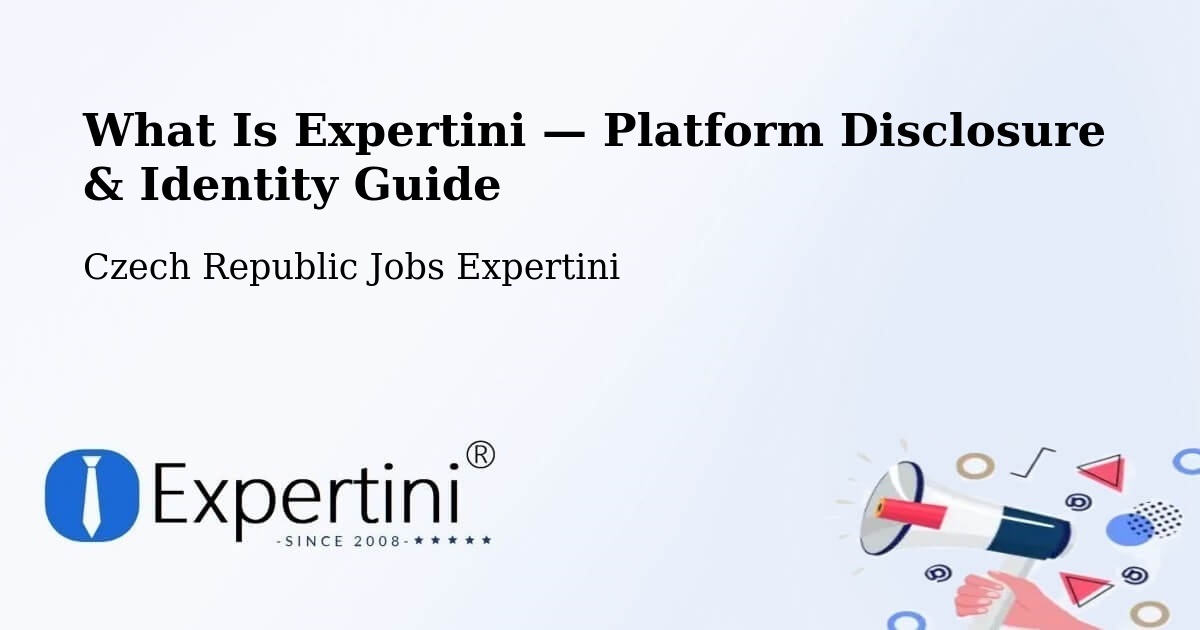 What Is Expertini — Platform Disclosure & Identity Guide – Drásov
